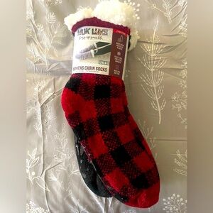 NWT MUK LUKS  2Pack Faux Shearling Cabin Socks Super Soft